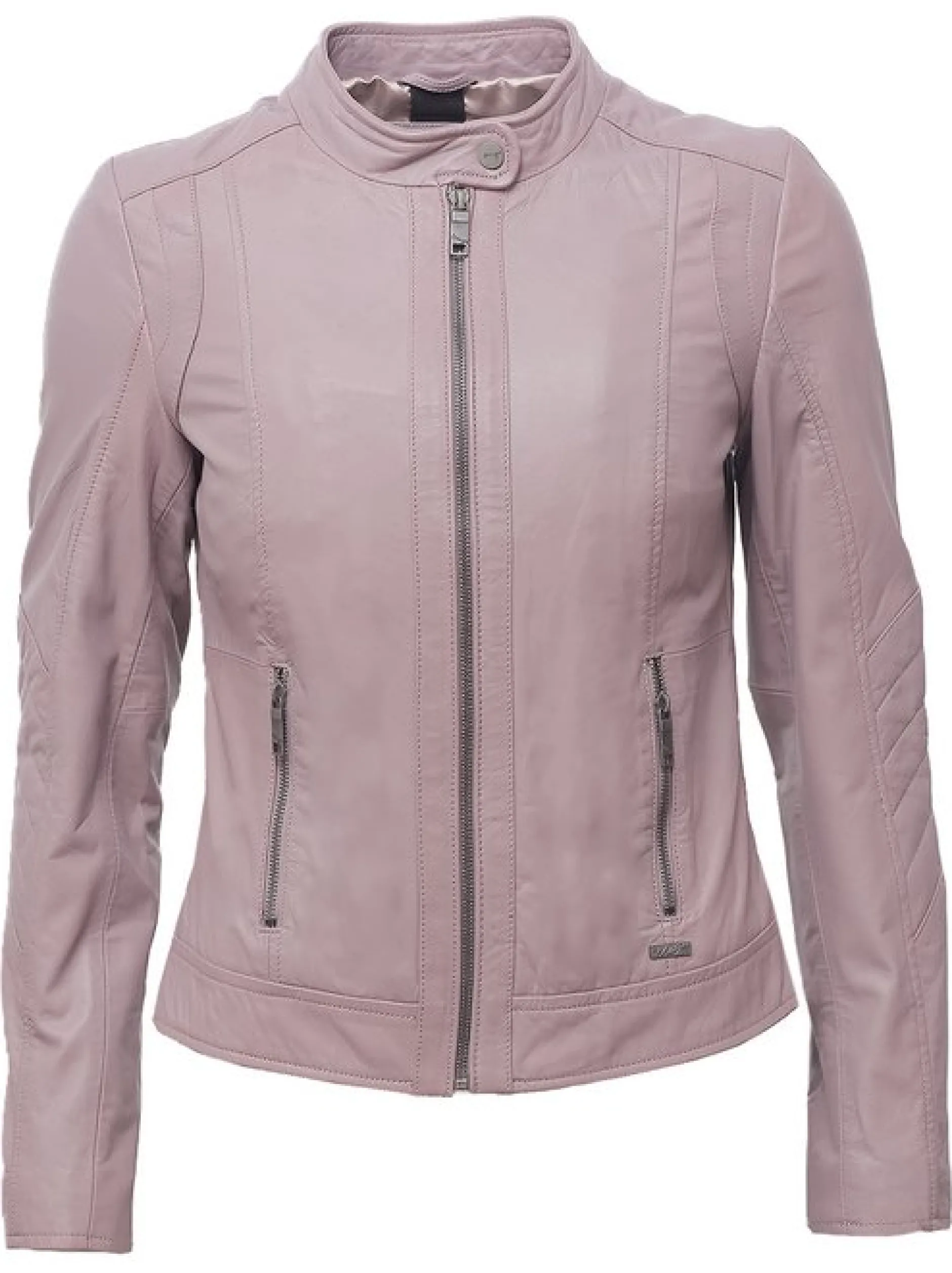 Maze Damen Lederjacke in rosa