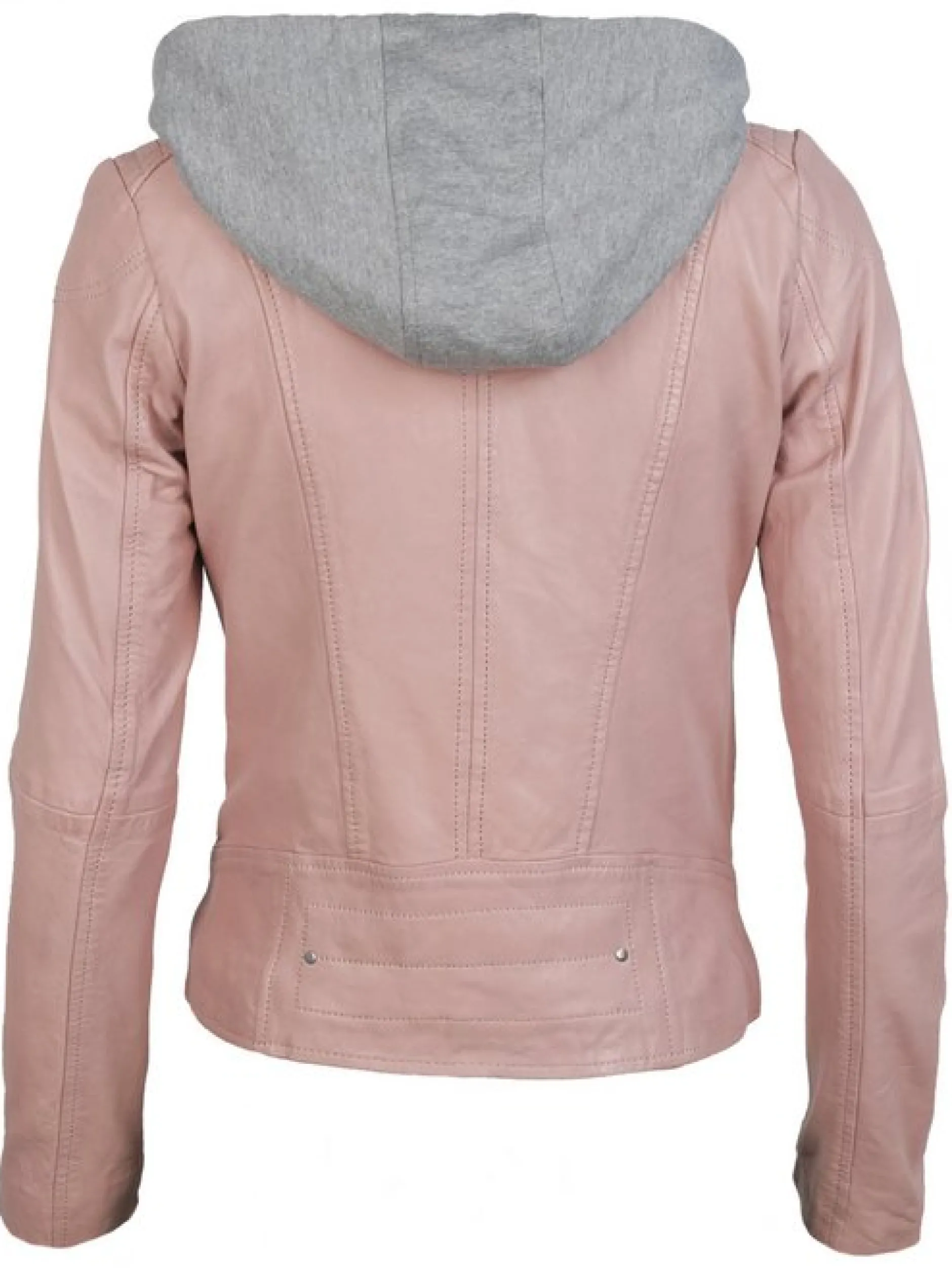Maze Damen Lederjacke in rosa