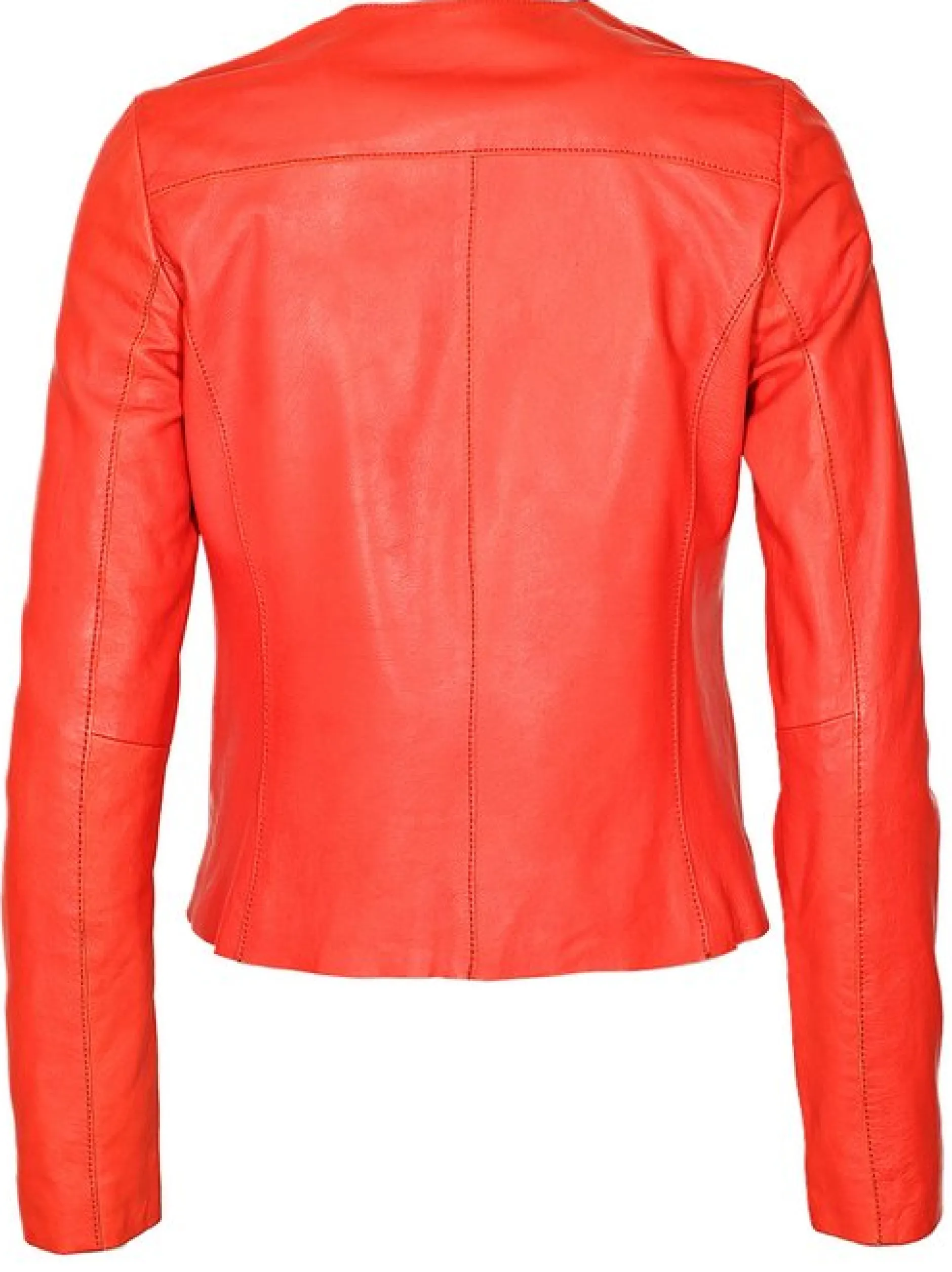Maze Damen Lederjacke in rot