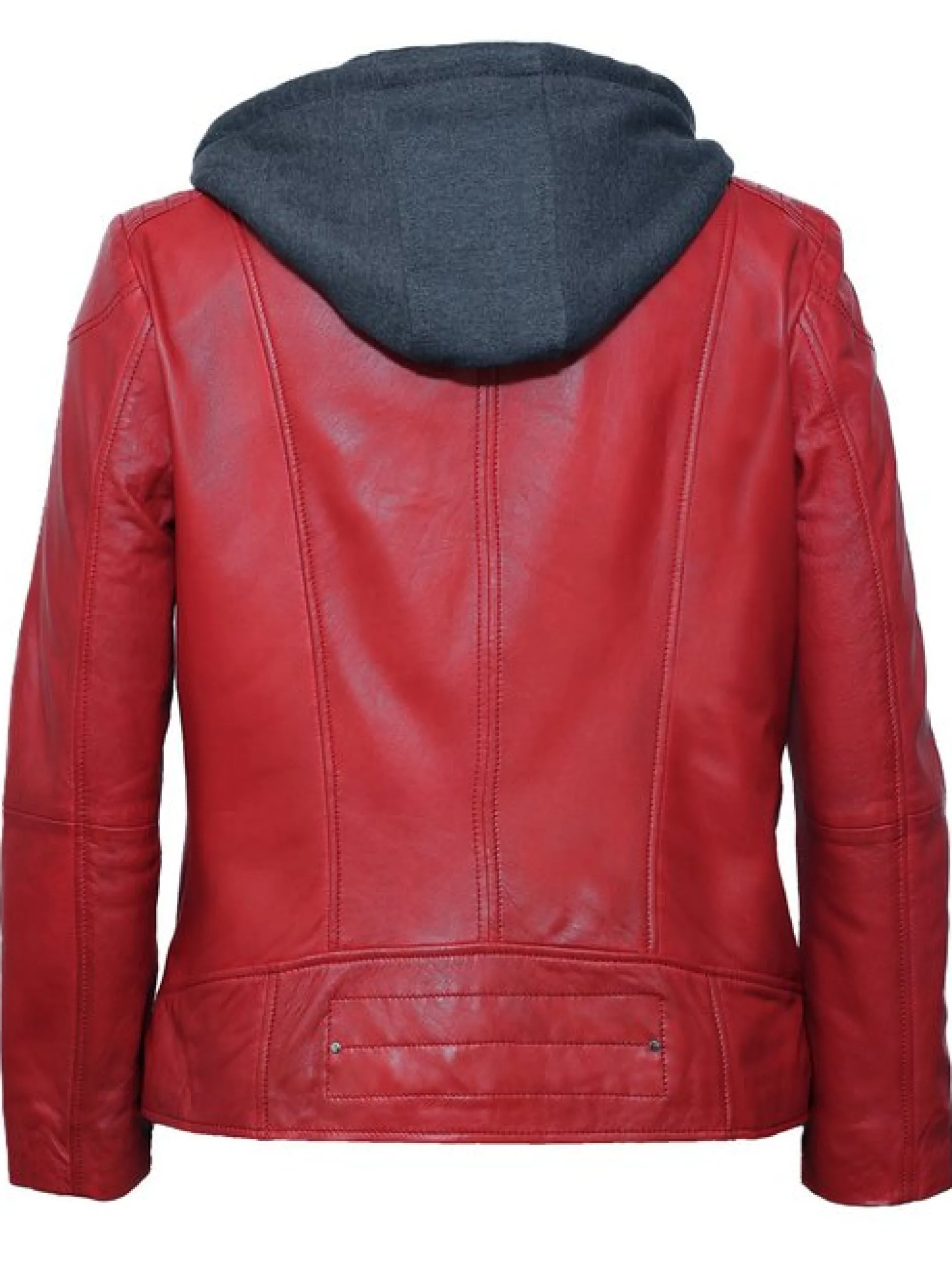 Maze Damen Lederjacke in rot