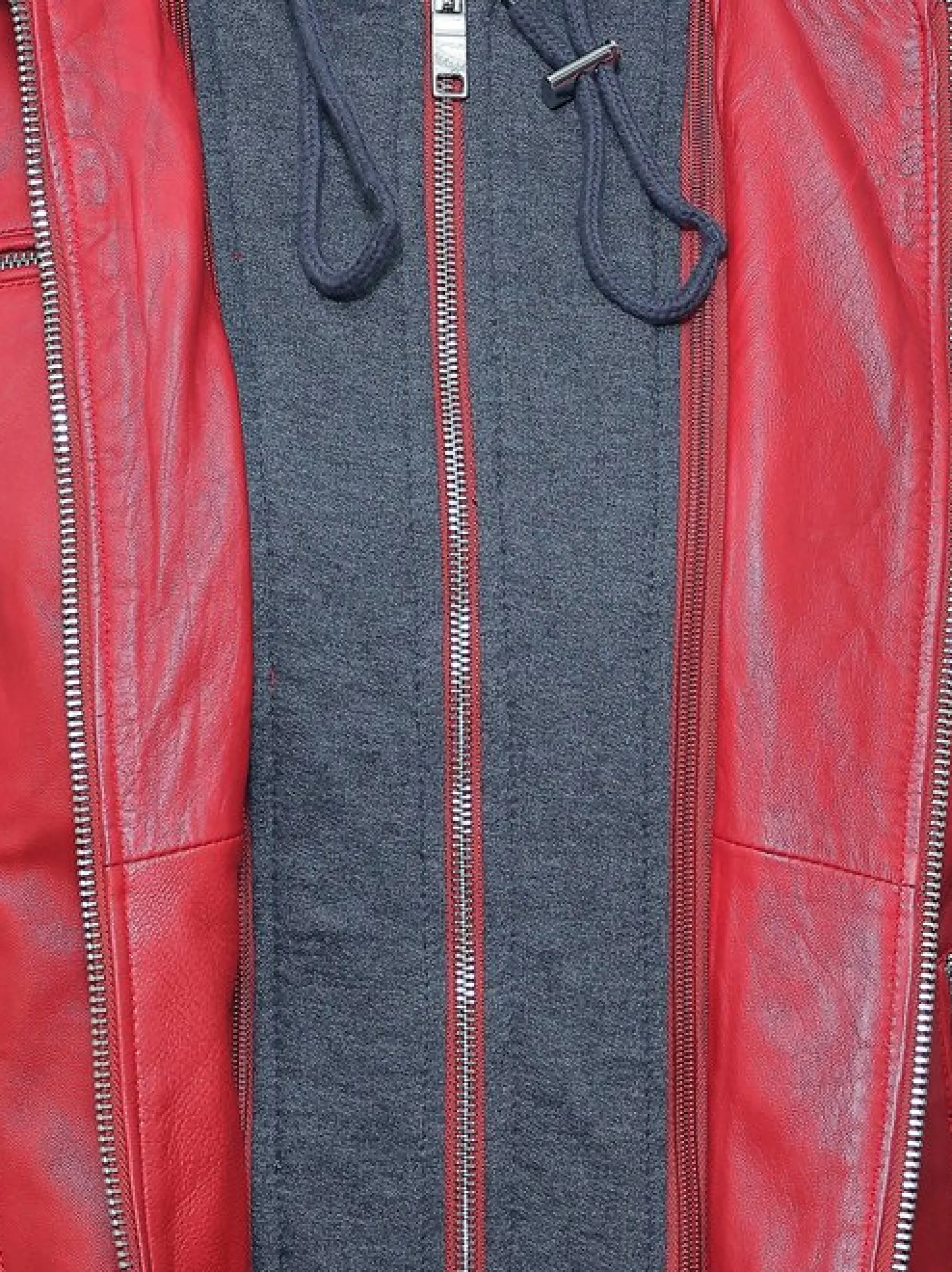 Maze Damen Lederjacke in rot