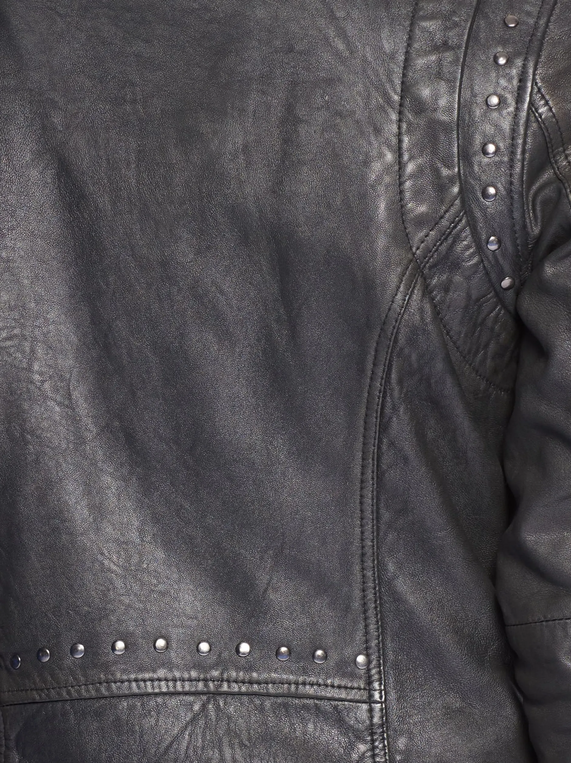 Maze Damen Lederjacke in schwarz