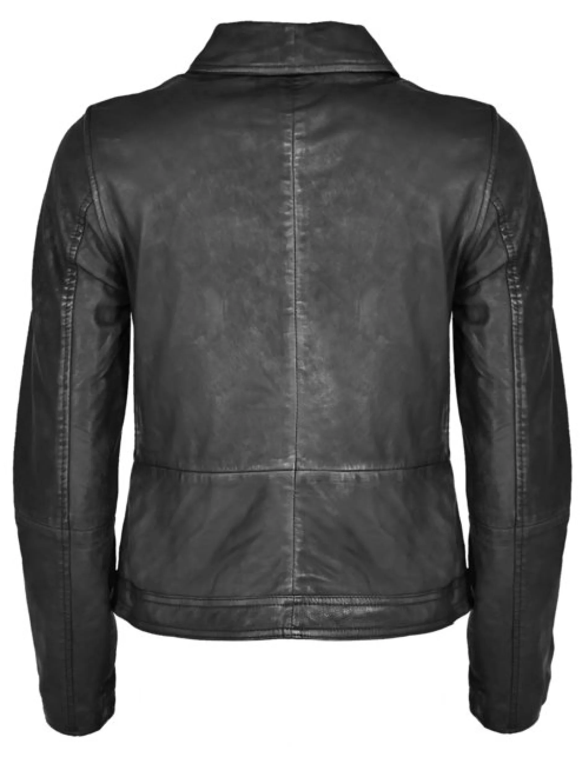 Maze Damen Lederjacke in schwarz