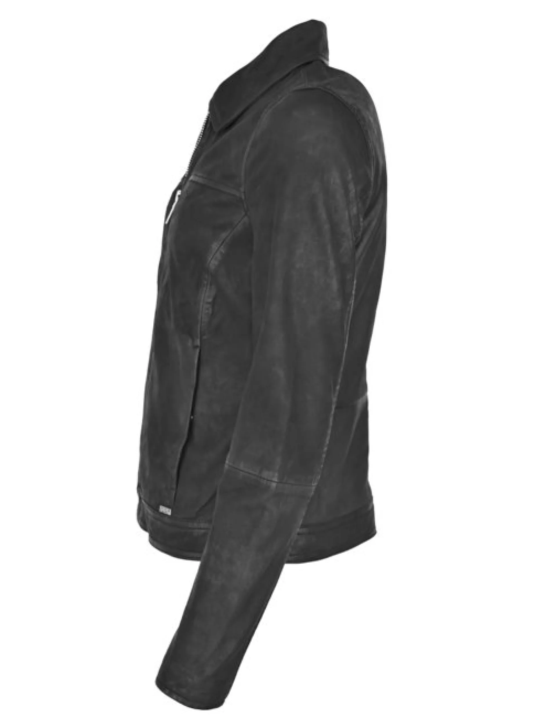 Maze Damen Lederjacke in schwarz