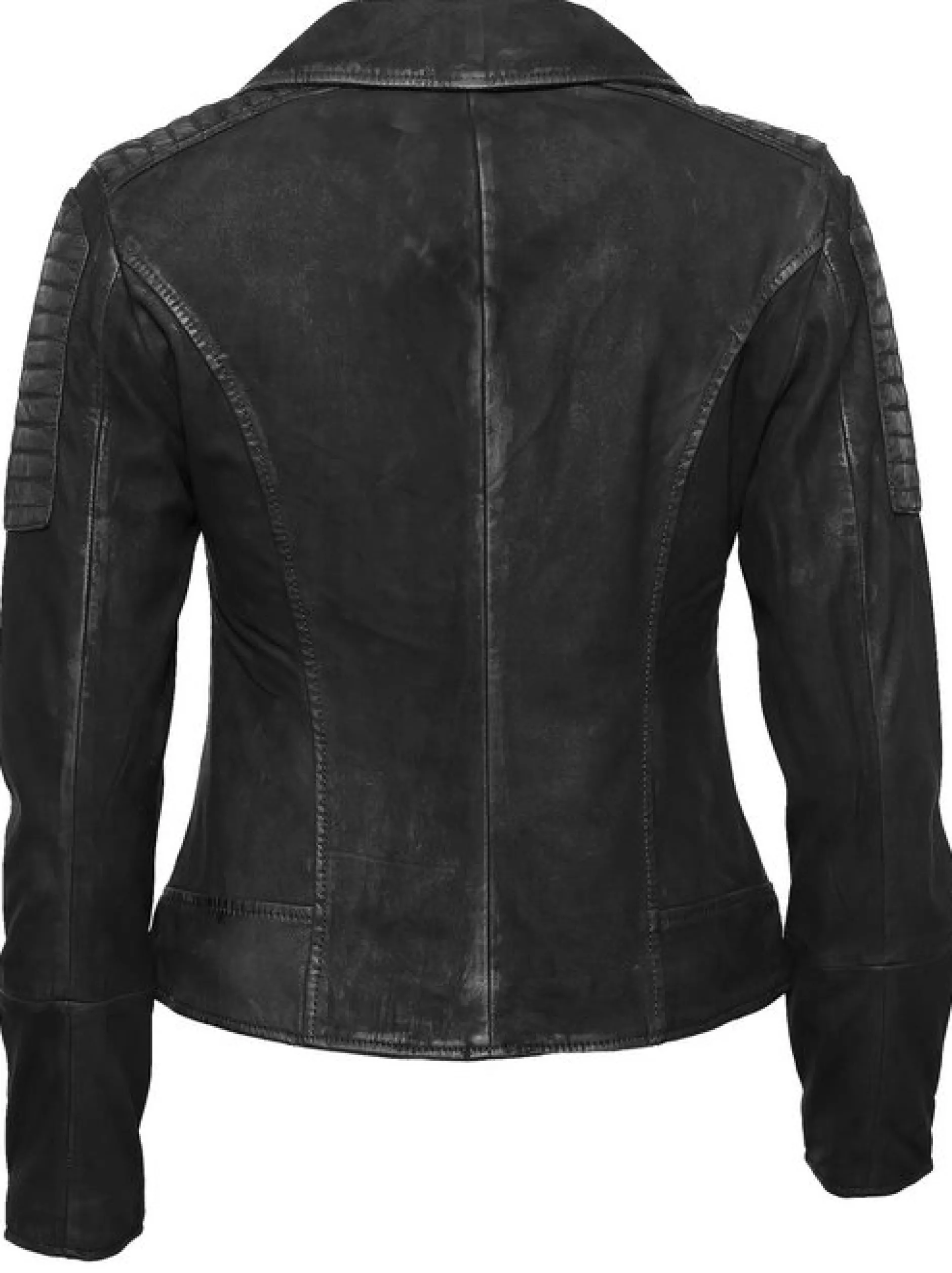 Maze Damen Lederjacke in schwarz