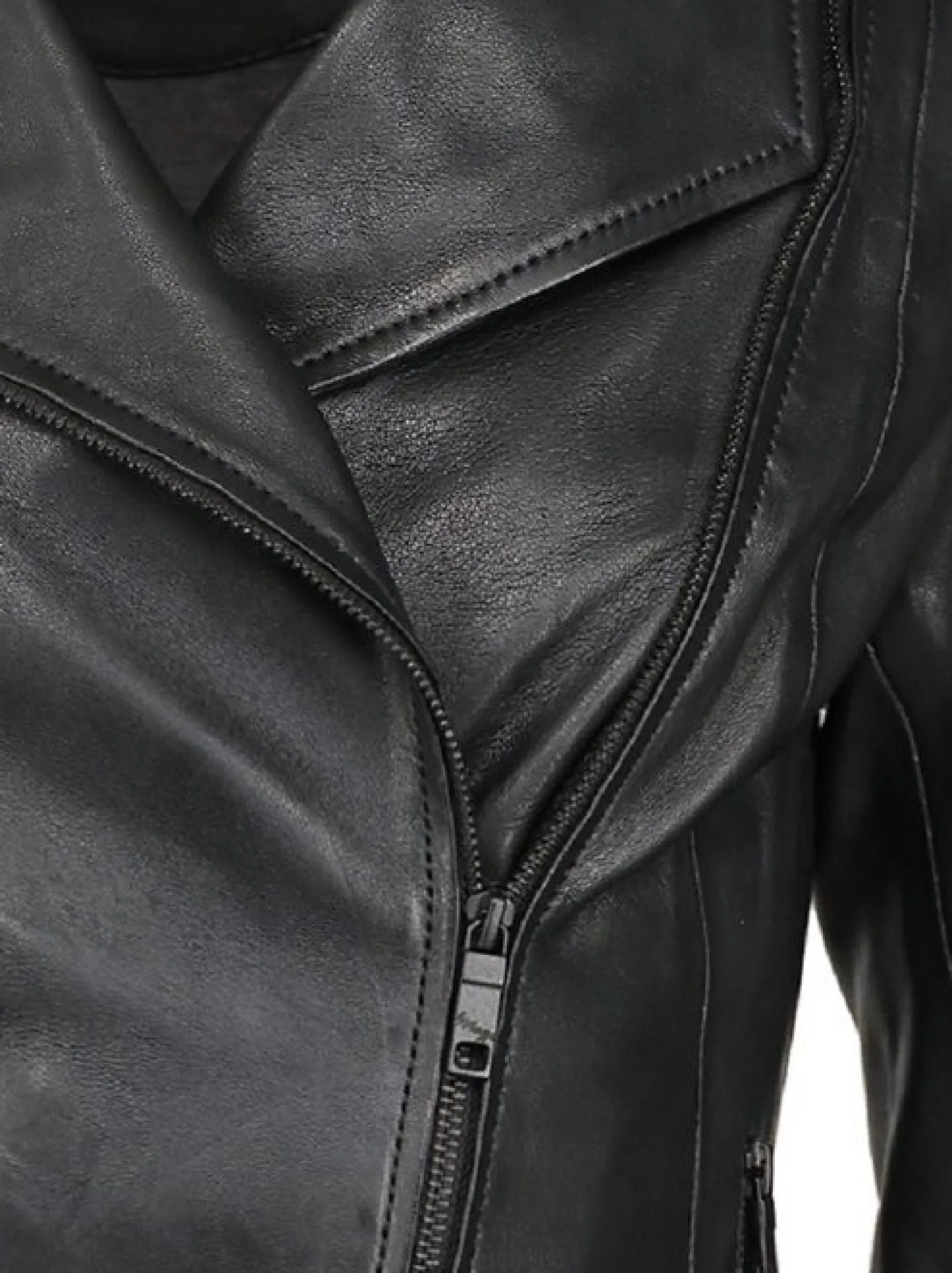 Maze Damen Lederjacke in schwarz