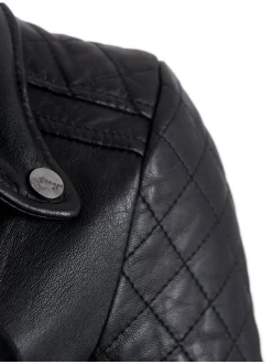 Maze Damen Lederjacke in schwarz