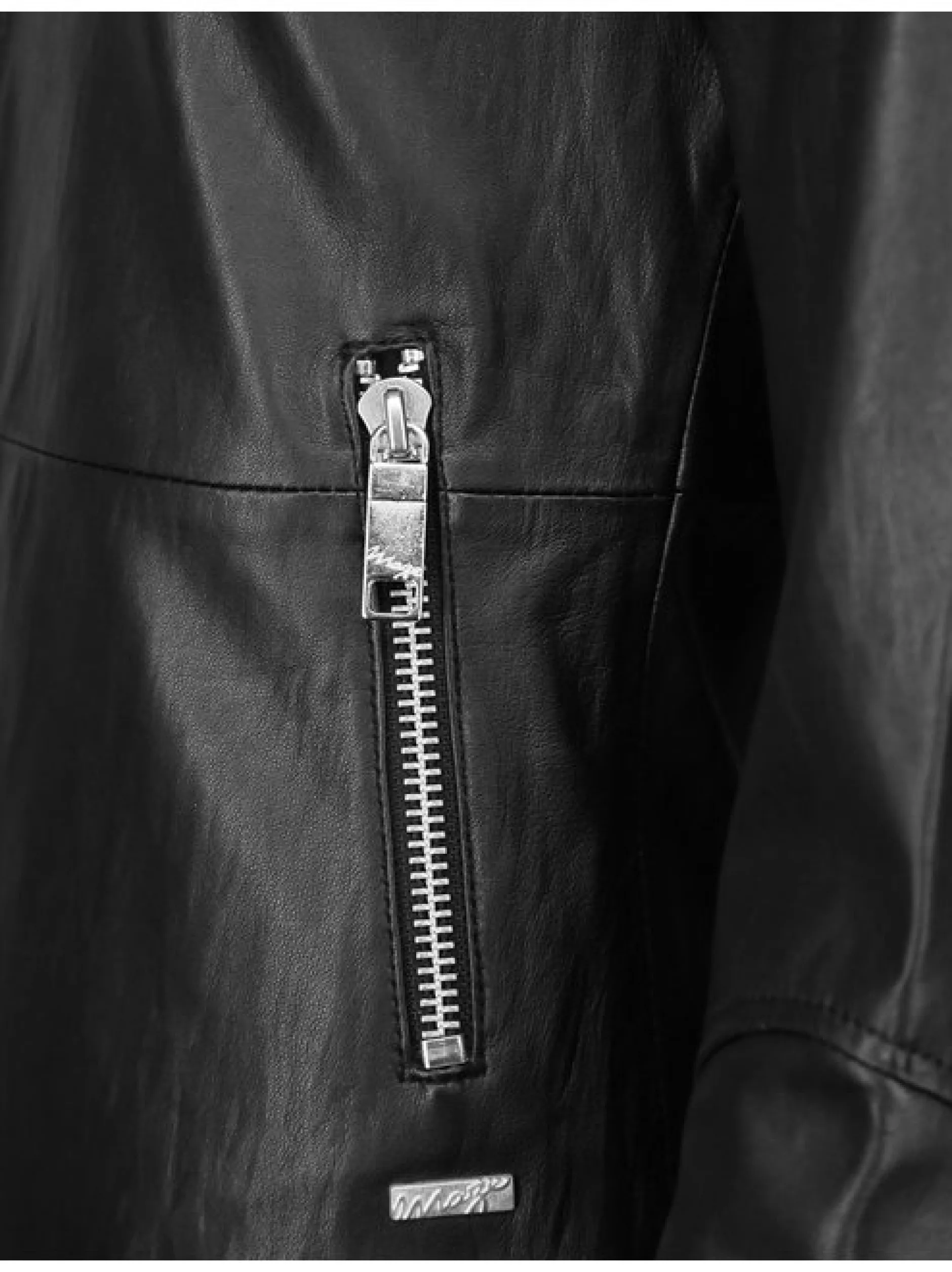 Maze Damen Lederjacke in schwarz