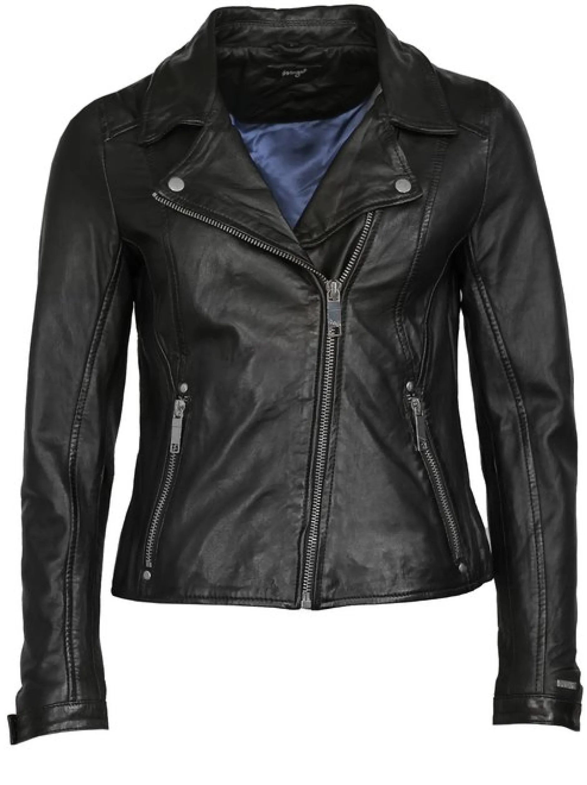 Maze Damen Lederjacke in schwarz