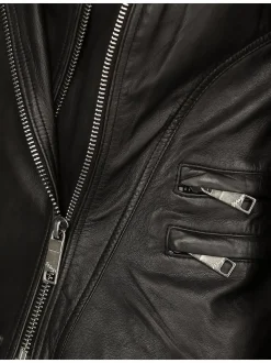 Maze Damen Lederjacke in schwarz