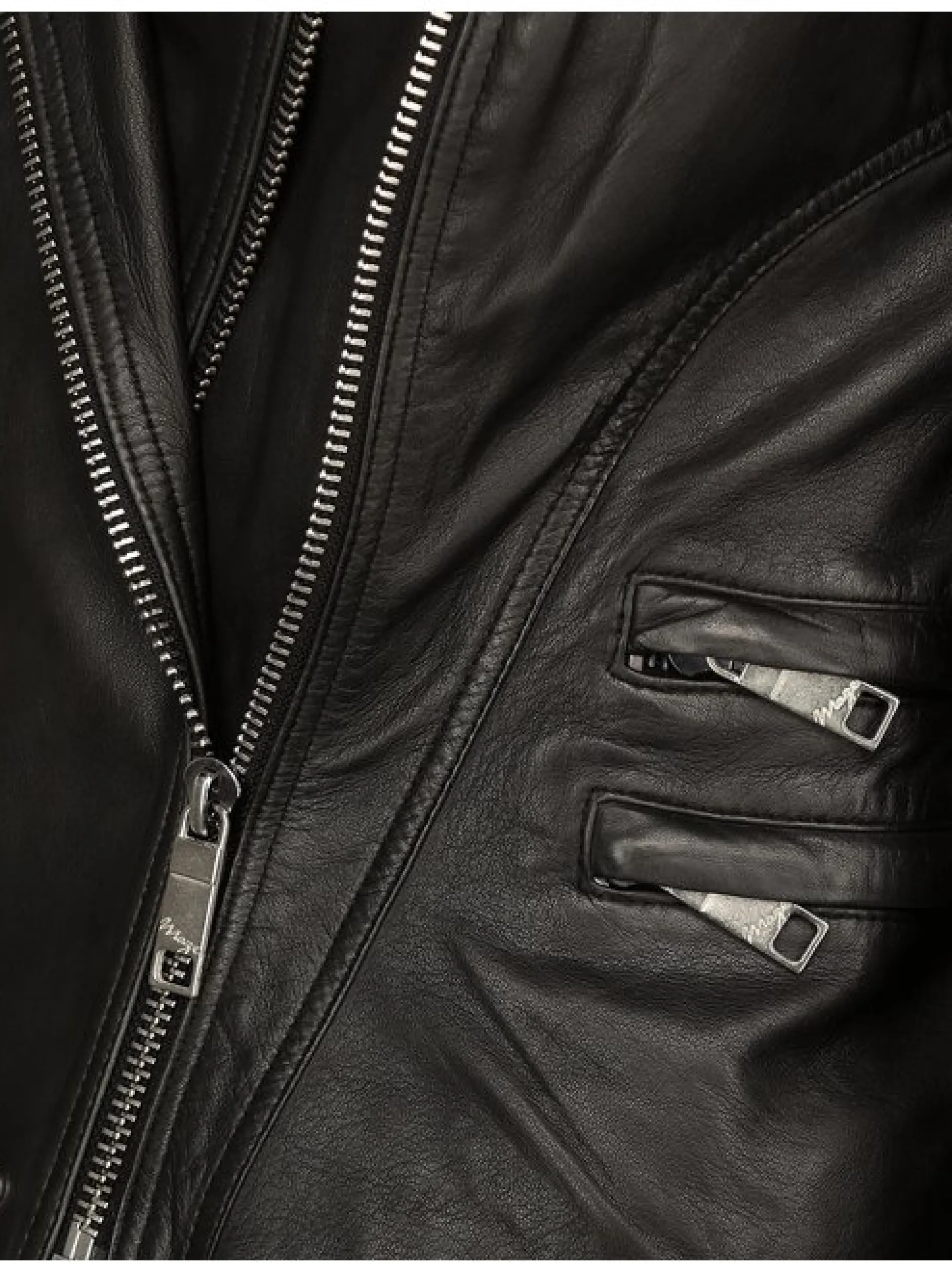 Maze Damen Lederjacke in schwarz