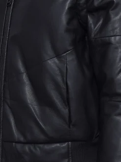 Maze Damen Lederjacke in schwarz