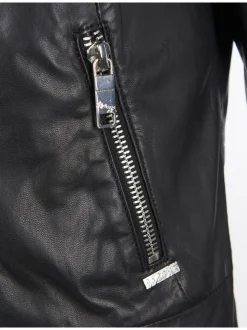 Maze Damen Lederjacke in schwarz