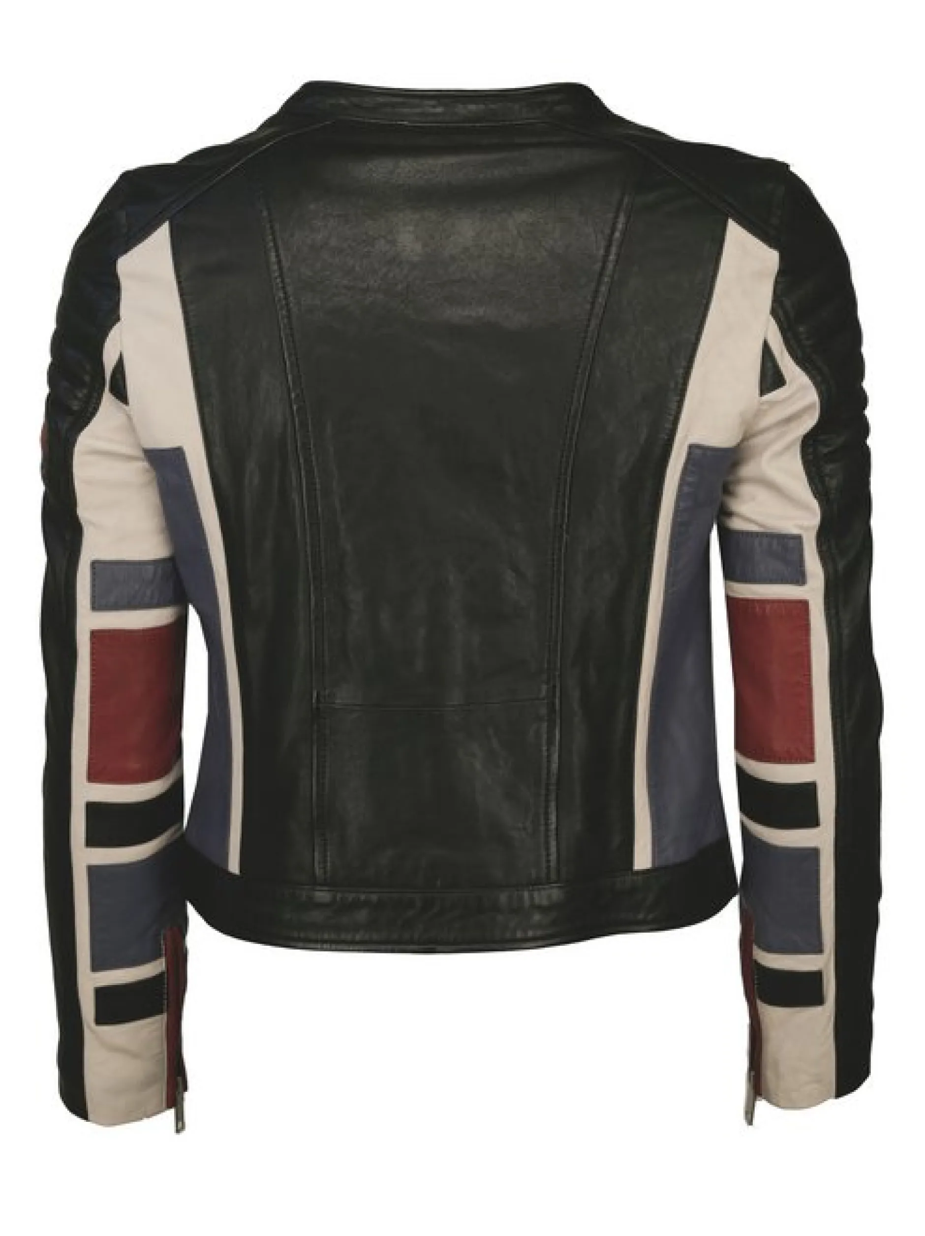 Maze Damen Lederjacke in schwarz
