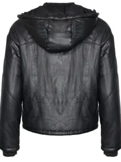 Maze Damen Lederjacke in schwarz