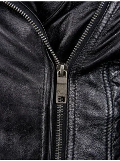Maze Damen Lederjacke in schwarz