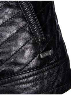 Maze Damen Lederjacke in schwarz