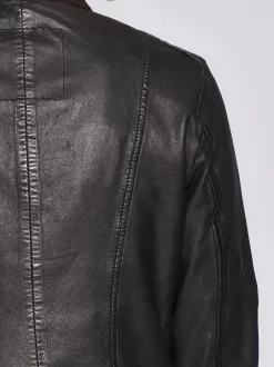 Maze Damen Lederjacke in schwarz