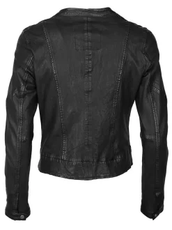 Maze Damen Lederjacke in schwarz