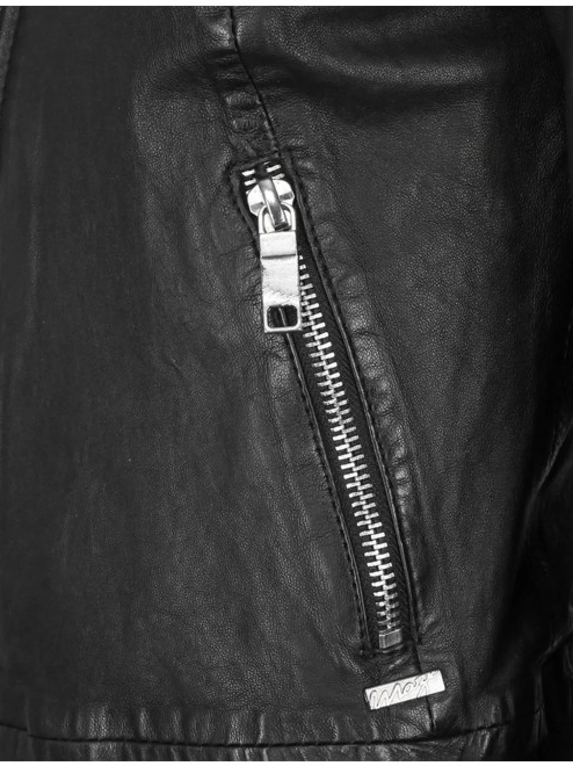 Maze Damen Lederjacke in schwarz