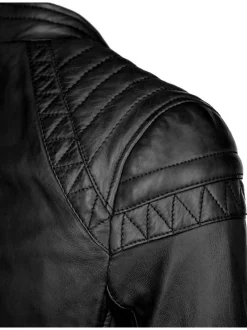 Maze Damen Lederjacke in schwarz