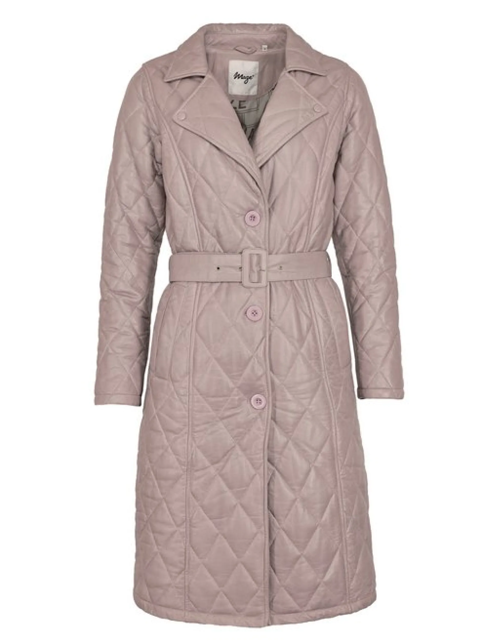 Maze Damen Ledermantel in lila