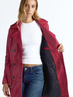 Maze Damen Mantel in rot