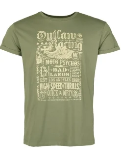 Maze Herren T-Shirt in oliv
