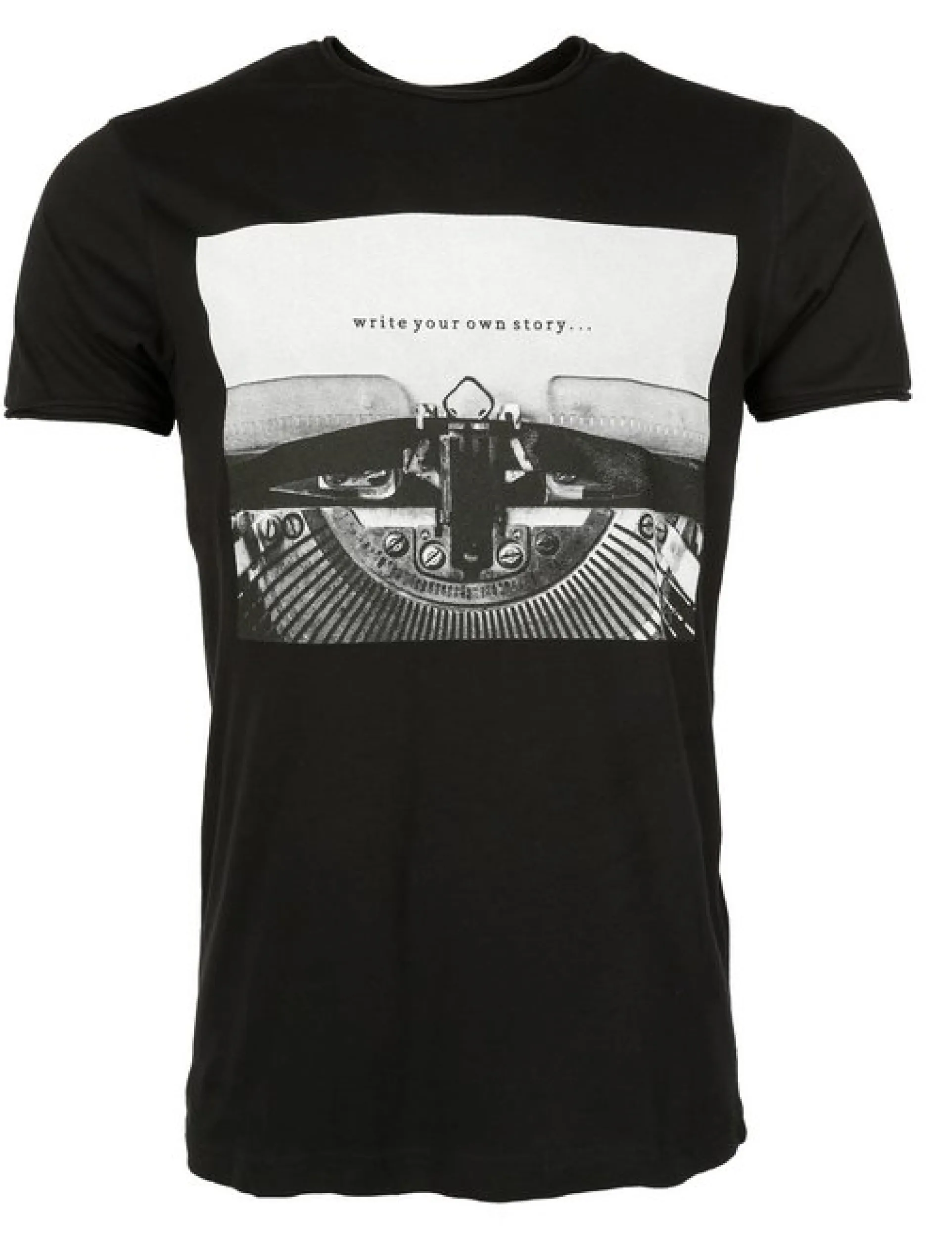 Maze Herren T-Shirt in schwarz