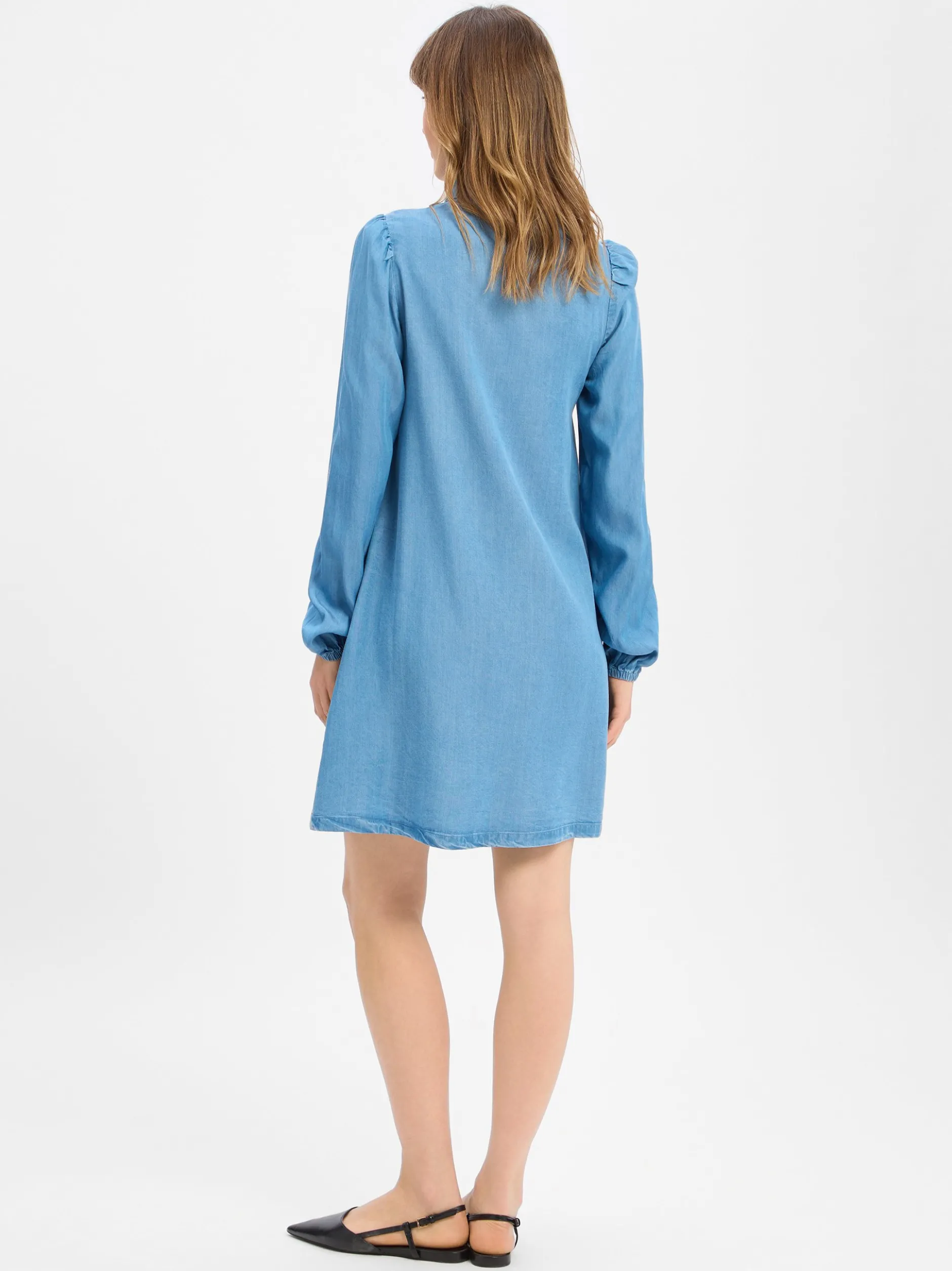 mbyM Damen Jeanskleid - Tannia in light stone