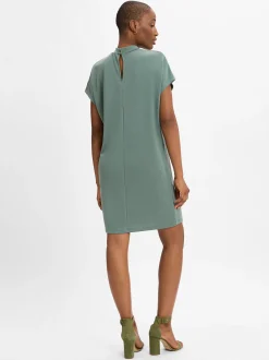mbyM Damen Kleid - Linea-M in lind - Ärmel: extra kurz