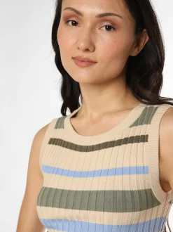 mbyM Damen Kleid - Minno in beige mehrfarbig