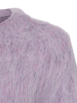 mbyM Damen Strickpullover mit Wolle - Gillis-M in flieder