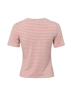 mbyM Damen T-Shirt - Julie-M in koralle mehrfarbig