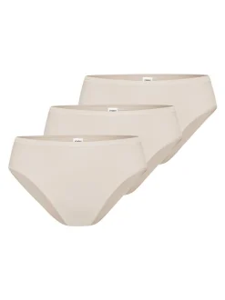 Mey Damen American-Pants im 3er-Pack in beige