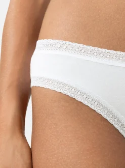 Mey Damen Hipster im 3er-Pack in weiß