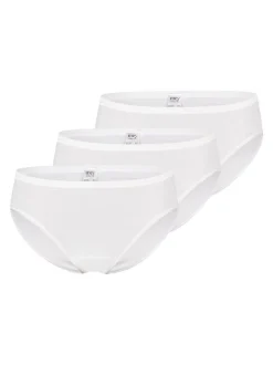 Mey Damen Mini Slips im 3er-Pack in weiß
