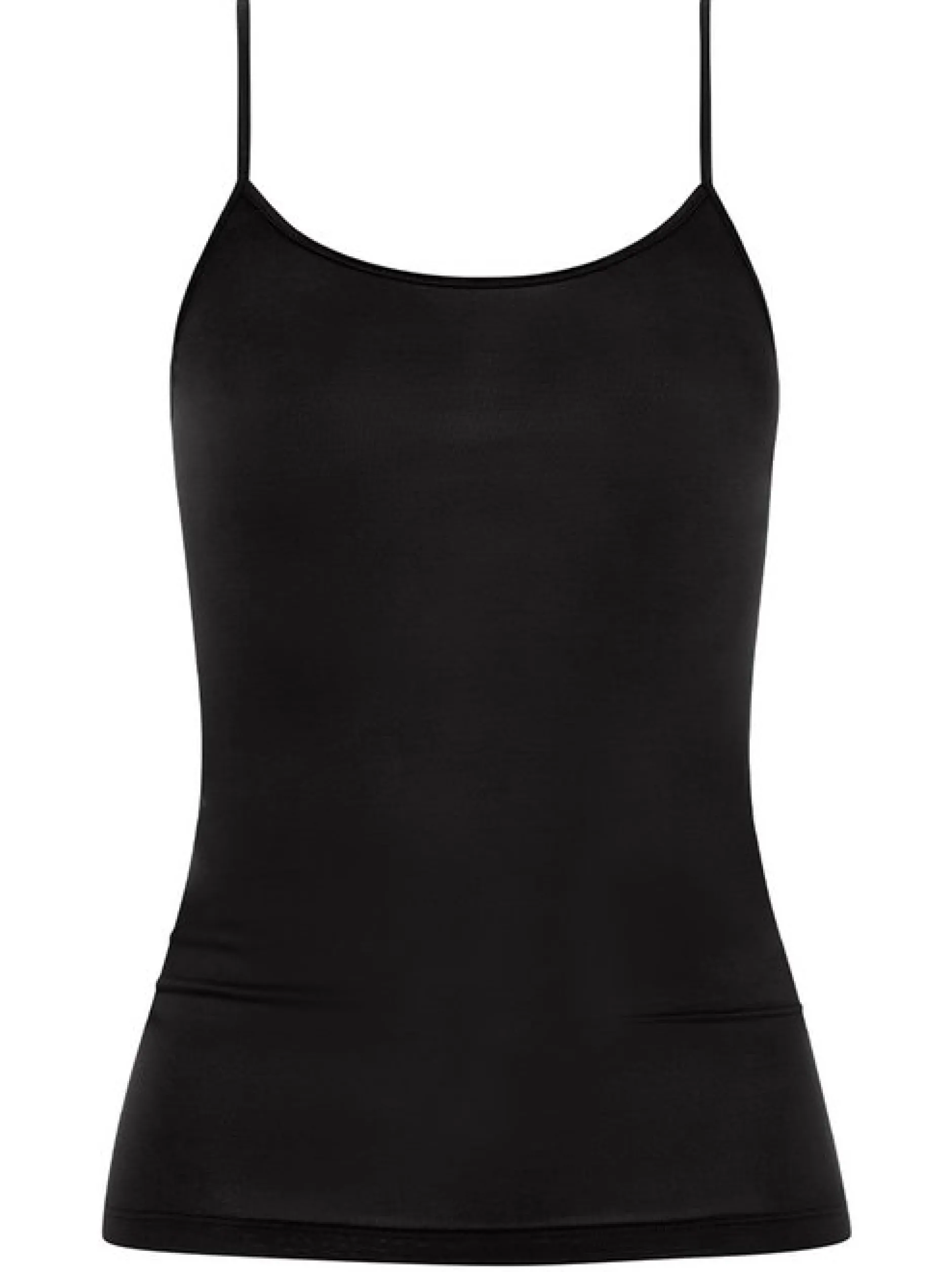 Mey Damen Spaghetti Top - Emotion in schwarz