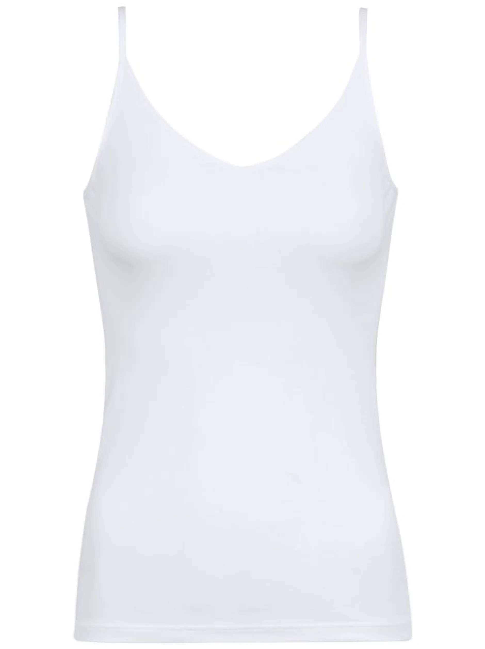 Mey Damen Spaghetti Top - 2er Pack Pure Sense in weiß