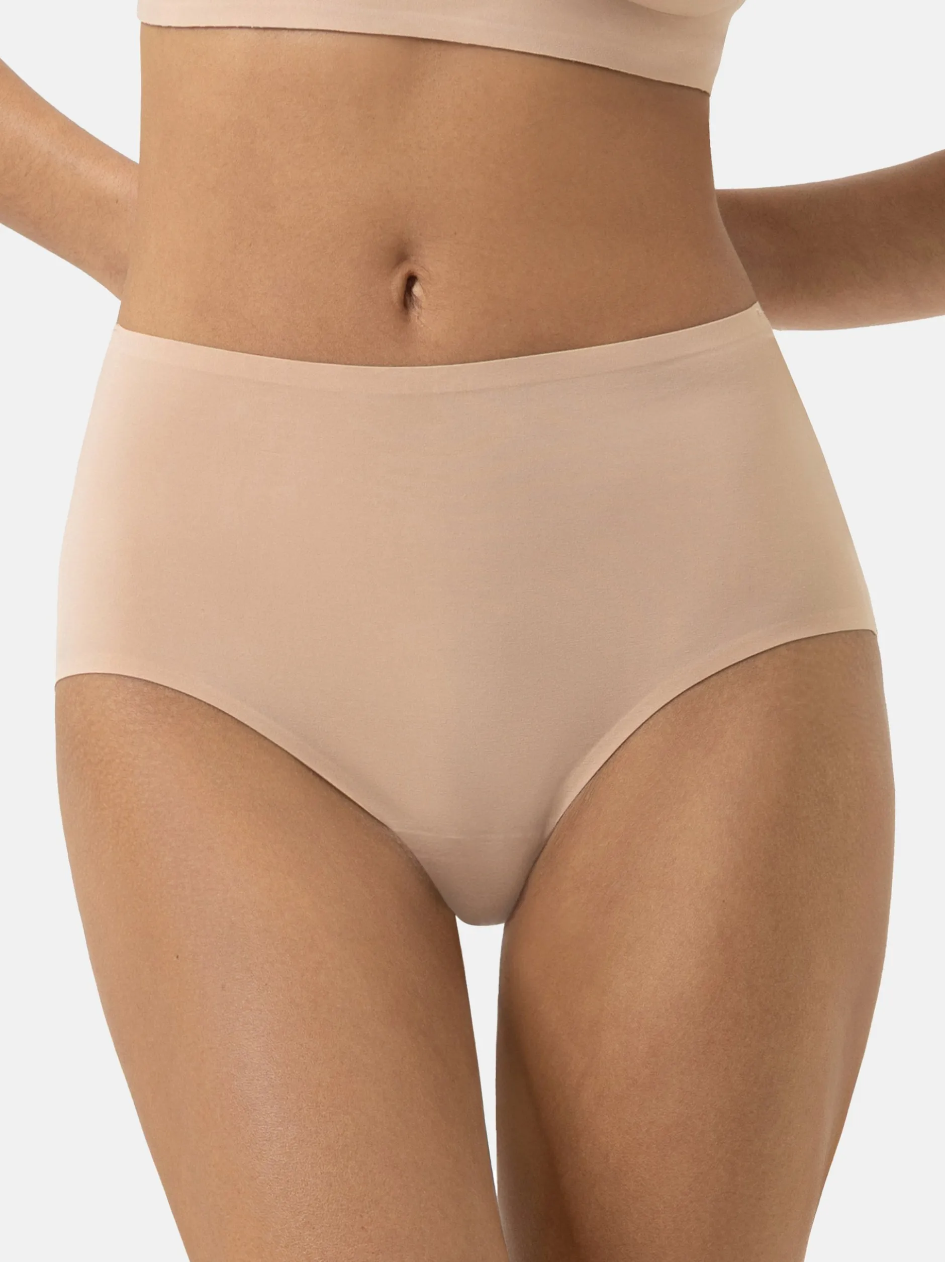 Mey Damen Taillen Slip - 3er Pack Simply Better Invisibles in braun