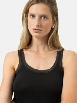 Mey Damen Unterhemden im 3er-Pack in schwarz