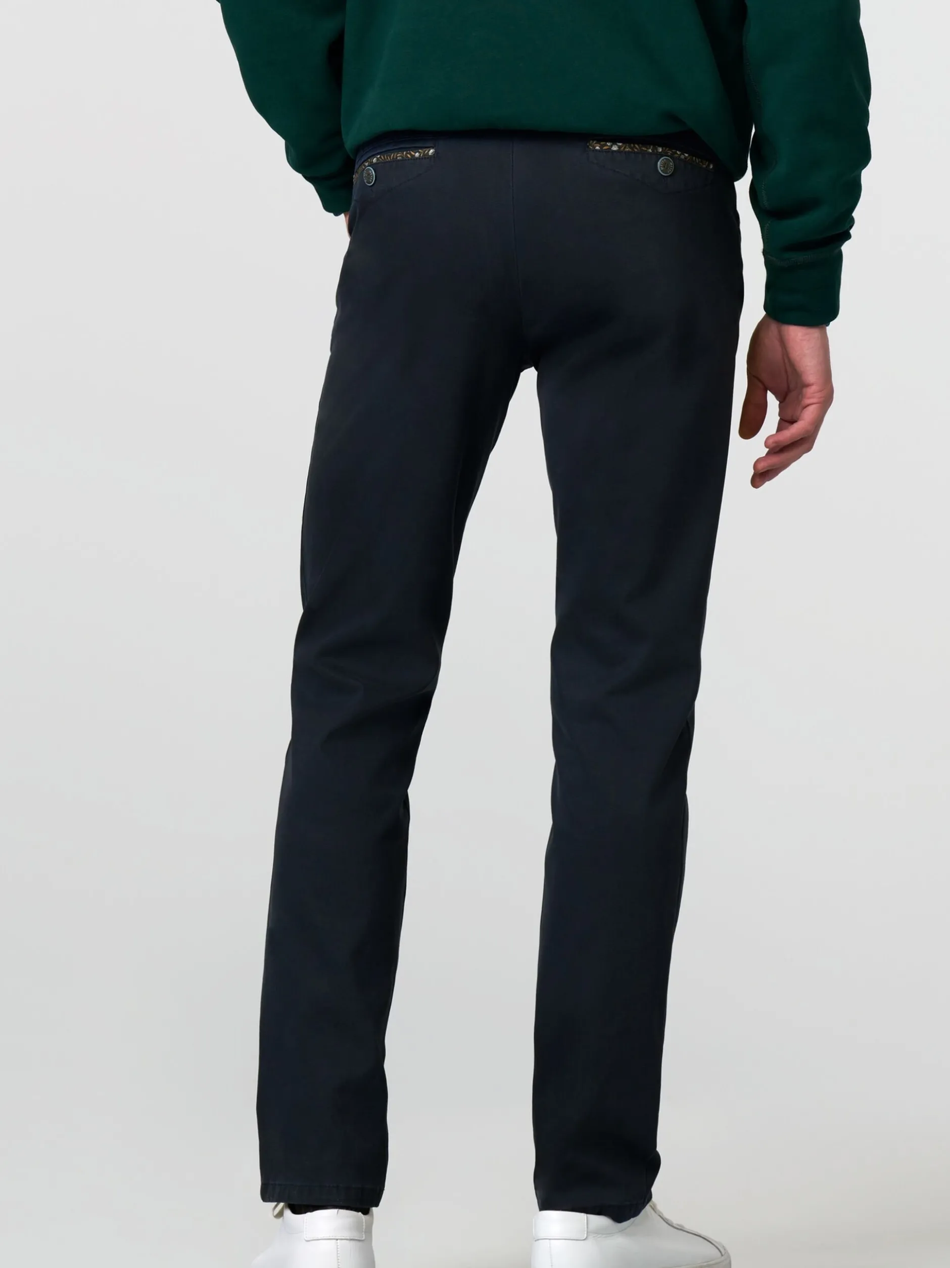 MEYER Herren Baumwollchino - CHICAGO in blau