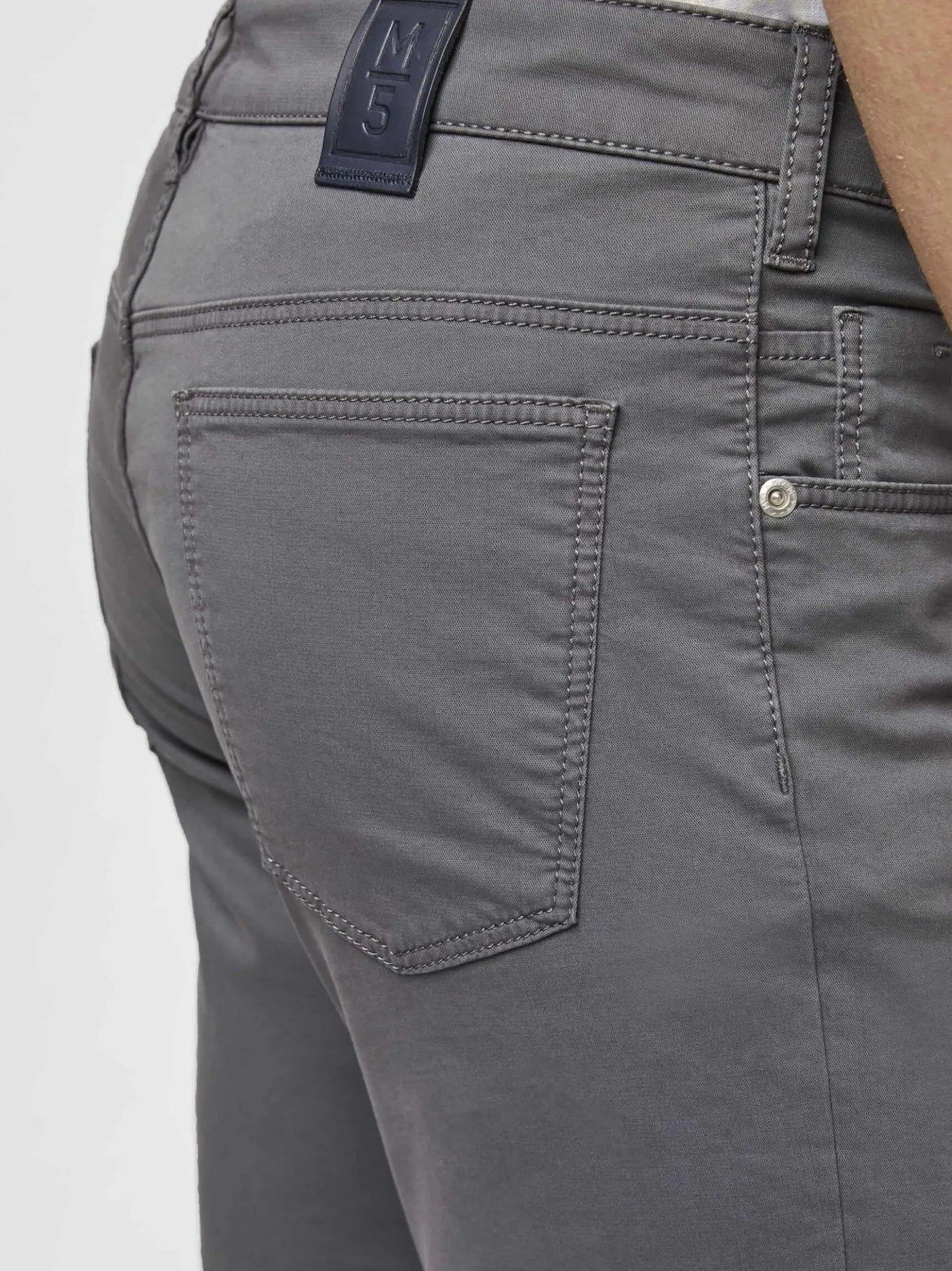 MEYER Herren Baumwollhose - M5 Slim in grau