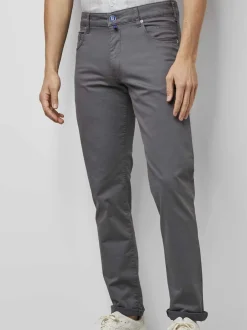 MEYER Herren Baumwollhose - M5 Slim in grau