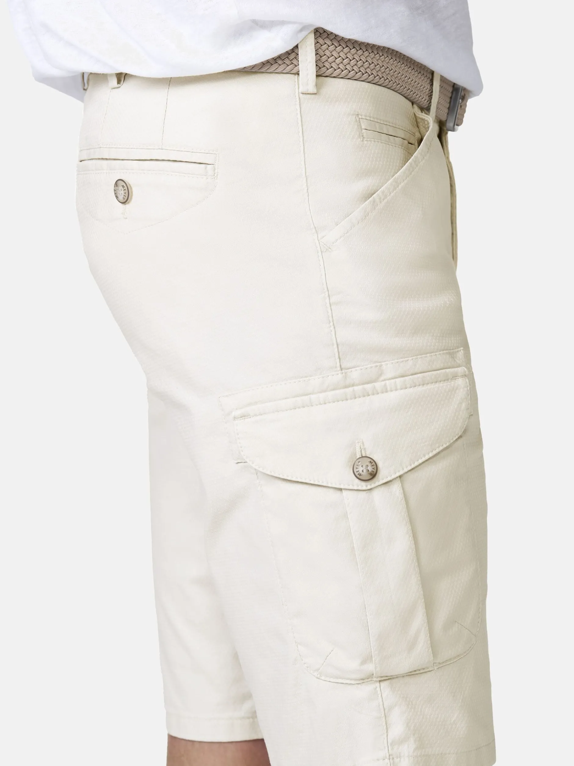 MEYER Herren Bermudas - B-Orlando 1-3040 in weiß