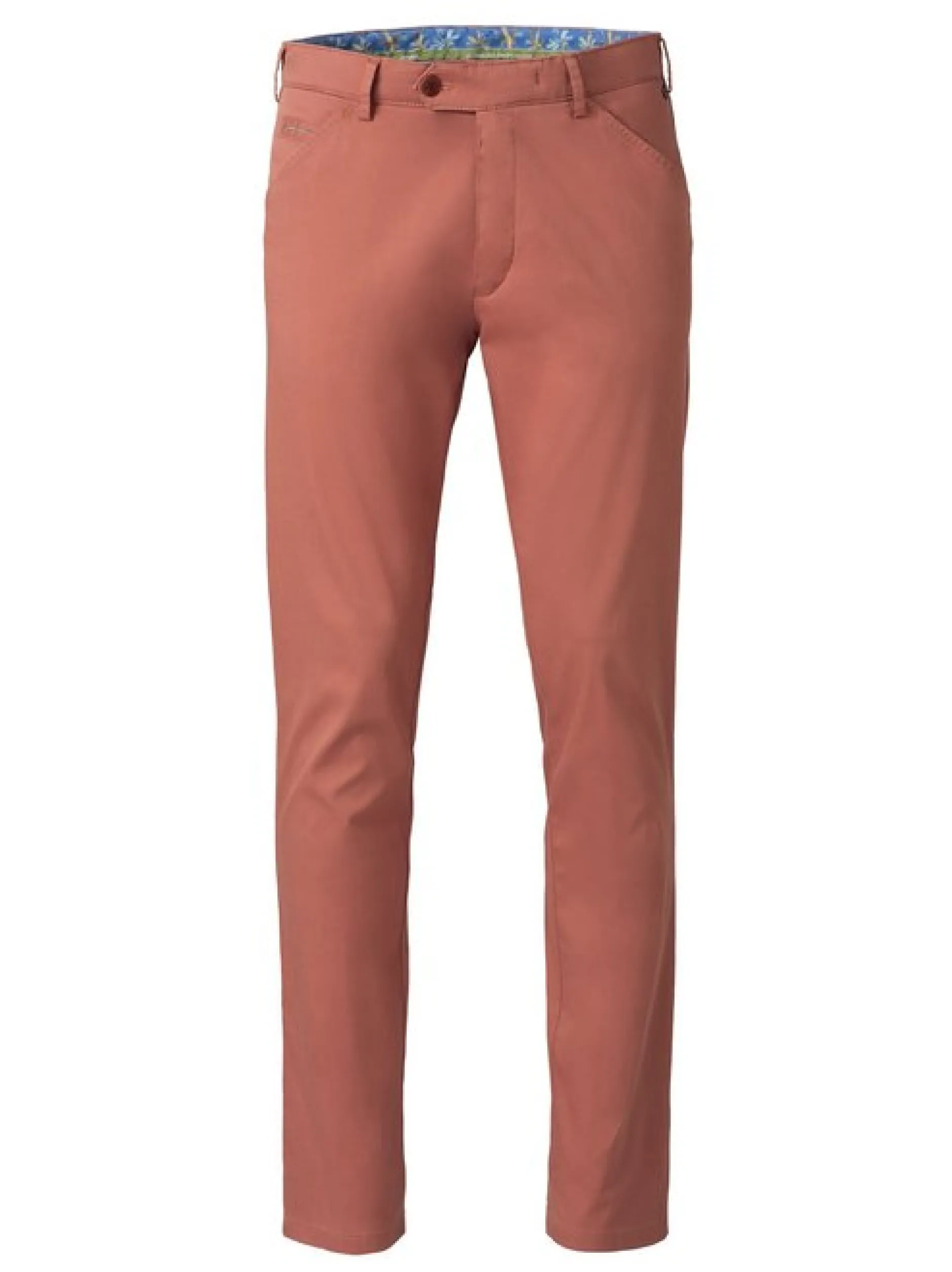 MEYER Herren Chino - CHICAGO in rot - Länge: lang