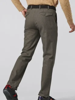 MEYER Herren Chino in taupe - Länge: lang