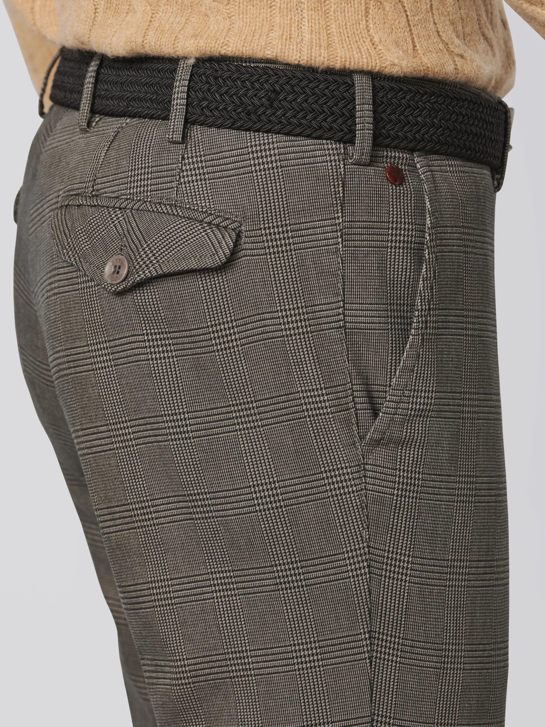 MEYER Herren Chino in taupe - Länge: lang