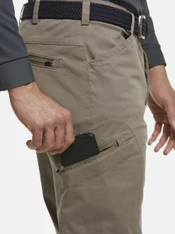 MEYER Herren Chino - KERRY in taupe - Länge: lang