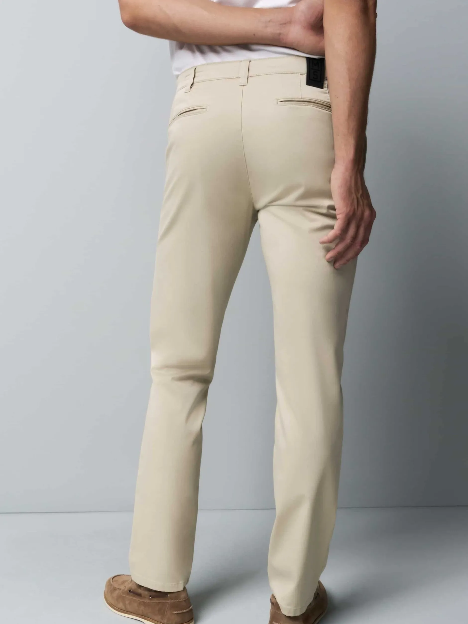 MEYER Herren Chino - M5 Chino in beige - Länge: lang